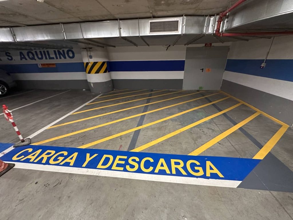 pintura vial de suelos en Madrid