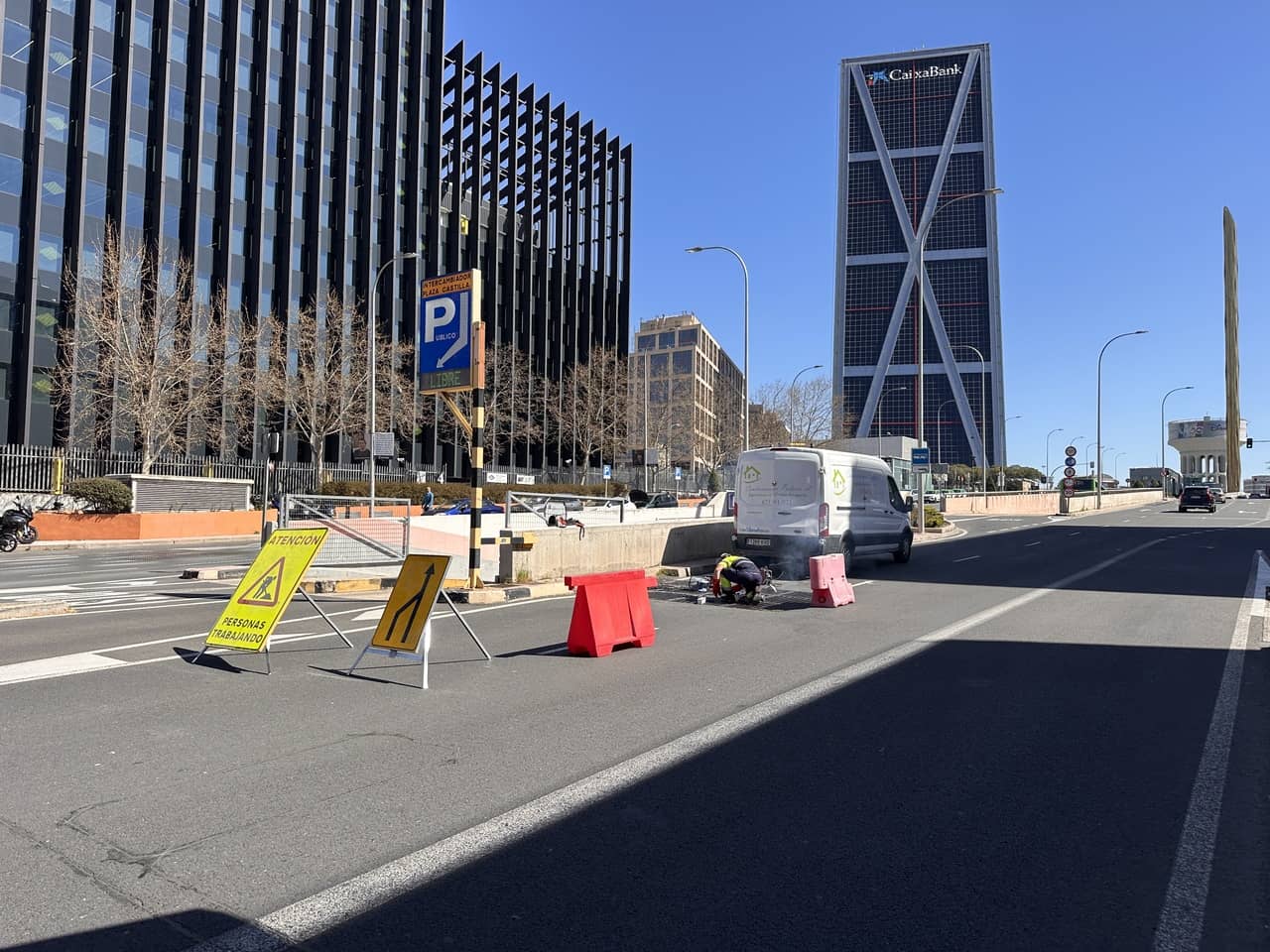 Reparación de calzada en Madrid